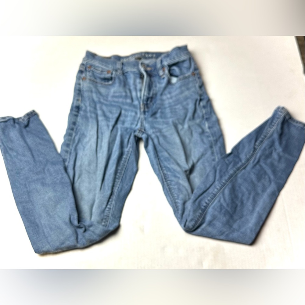 American Eagle Jeans Women's Size 0 Blue Skinny Medium Wash Stretch Denim‎ Blue